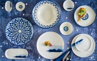 Тарелка плоская 22 см Bonna Blue Wave BLWHYG22DZ, фото №6, интернет-магазин пищевого оборудования Систем4