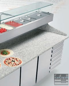 Холодильный стол для пиццы - пиццеола Angelo Po BPZ163A, фото №3, интернет-магазин пищевого оборудования Систем4
