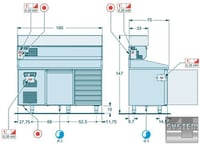 Холодильный стол для пиццы - пиццеола Angelo Po BPZ163A, фото №9, інтернет-магазин харчового обладнання Систем4