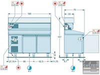 Холодильный стол для пиццы - пиццеола Angelo Po BPZ163S, фото №9, интернет-магазин пищевого оборудования Систем4