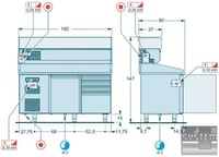 Холодильный стол для пиццы - пиццеола Angelo Po BPZ167B, фото №9, интернет-магазин пищевого оборудования Систем4