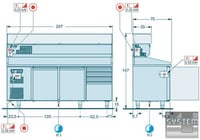 Холодильный стол для пиццы - пиццеола Angelo Po BPZ203B, фото №9, интернет-магазин пищевого оборудования Систем4
