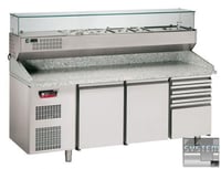 Холодильный стол для пиццы - пиццеола Angelo Po BPZ207B