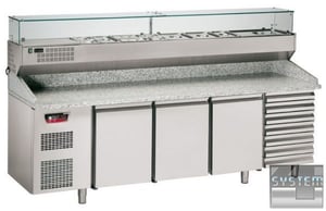 Холодильный стол для пиццы - пиццеола Angelo Po BPZ253A, фото №1, интернет-магазин пищевого оборудования Систем4