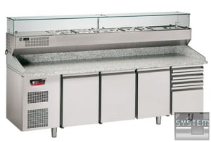 Холодильный стол для пиццы - пиццеола Angelo Po BPZ253B, фото №1, интернет-магазин пищевого оборудования Систем4