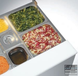 Холодильный стол для салатов - саладетта Angelo Po SA90, фото №3, интернет-магазин пищевого оборудования Систем4