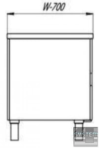 Холодильный стол Cryspi ШС-4.0, фото №3, интернет-магазин пищевого оборудования Систем4