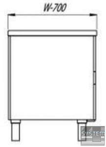 Холодильний стіл Cryspi ШС-4,1, фото №3, інтернет-магазин харчового обладнання Систем4