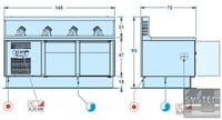 Холодильный стол Angelo Po 6BR15V, фото №5, интернет-магазин пищевого оборудования Систем4