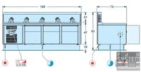 Холодильный стол Angelo Po 6BR19V, фото №5, интернет-магазин пищевого оборудования Систем4