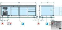 Холодильный стол Angelo Po 4G6SB6, фото №6, интернет-магазин пищевого оборудования Систем4