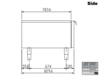 Холодильна база Electrolux E9BAPL00R0, фото №4, інтернет-магазин харчового обладнання Систем4