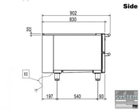 Холодильна база Electrolux E9BAPL00MP, фото №4, інтернет-магазин харчового обладнання Систем4