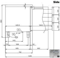 Холодильный стол Electrolux HB1P3CN, фото №4, интернет-магазин пищевого оборудования Систем4