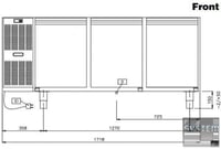 Холодильный стол Electrolux HB1P4CN, фото №2, интернет-магазин пищевого оборудования Систем4