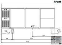 Холодильный стол Electrolux HB6CU, фото №2, интернет-магазин пищевого оборудования Систем4