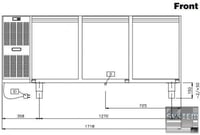 Холодильный стол Electrolux HB6CN, фото №2, интернет-магазин пищевого оборудования Систем4