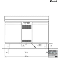 Холодильный стол Electrolux RCDR2M04U, фото №2, интернет-магазин пищевого оборудования Систем4