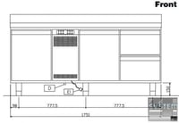 Холодильний стіл Electrolux RCDR3M23U, фото №2, інтернет-магазин харчового обладнання Систем4