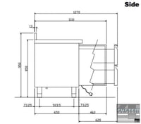 Морозильный стол Electrolux RCDF3M30U, фото №4, интернет-магазин пищевого оборудования Систем4