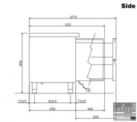 Морозильный стол Electrolux RCEF3M3, фото №4, интернет-магазин пищевого оборудования Систем4