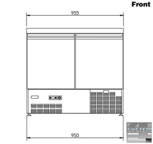 Холодильный стол Electrolux SAL25T20, фото №2, интернет-магазин пищевого оборудования Систем4