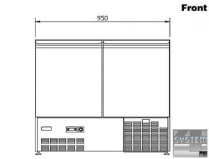 Холодильный стол Electrolux SAL25N20, фото №2, интернет-магазин пищевого оборудования Систем4