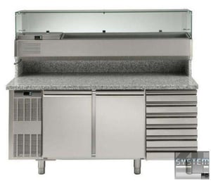 Холодильный стол для пиццы Electrolux RCSH2D6W, фото №1, интернет-магазин пищевого оборудования Систем4