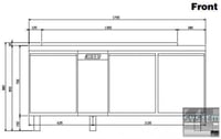 Холодильный стол - саладетта Electrolux RCDR3M30H, фото №2, интернет-магазин пищевого оборудования Систем4
