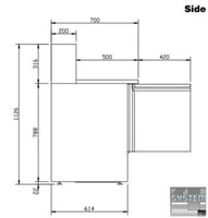 Холодильный стол - саладетта Electrolux PTR259, фото №4, интернет-магазин пищевого оборудования Систем4