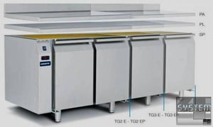 Морозильний стіл Samaref TG4 SP BT, фото №1, інтернет-магазин харчового обладнання Систем4