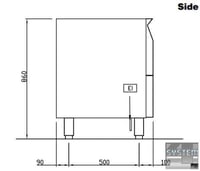 Встраиваемый морозильный стол Electrolux TCGS1V7T, фото №4, интернет-магазин пищевого оборудования Систем4