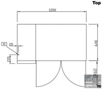 Встраиваемый морозильный стол Electrolux TCGS2V7T, фото №3, интернет-магазин пищевого оборудования Систем4