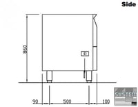 Встраиваемый морозильный стол Electrolux TCGS2V2C27, фото №4, интернет-магазин пищевого оборудования Систем4