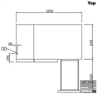 Встраиваемый морозильный стол Electrolux TCGS2VC27T, фото №3, интернет-магазин пищевого оборудования Систем4