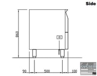 Встраиваемый морозильный стол Electrolux TCGS2VC27T, фото №4, интернет-магазин пищевого оборудования Систем4