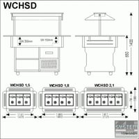 Салат-бар Mawi WCHSD 1,8, фото №2, інтернет-магазин харчового обладнання Систем4