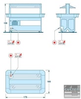 Салат-бар Angelo Po BORI4LS, фото №8, интернет-магазин пищевого оборудования Систем4