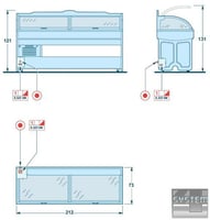 Салат-бар Angelo Po BORM6S, фото №8, интернет-магазин пищевого оборудования Систем4