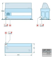 Салат-бар Angelo Po BORS6S, фото №8, интернет-магазин пищевого оборудования Систем4