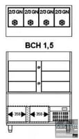 Китайский салат-бар Mawi BCH 1,5, фото №4, интернет-магазин пищевого оборудования Систем4