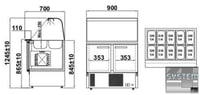 Салат - бар Igloo Ibiza 0.9, фото №2, интернет-магазин пищевого оборудования Систем4