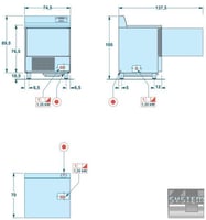 Шафа шокового охолодження та заморозки SAGI (DOLCE) DMS51C, фото №3, інтернет-магазин харчового обладнання Систем4