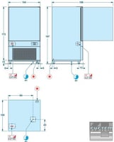 Шафа шокового охолодження та заморозки SAGI (DOLCE) DMS72SR, фото №2, інтернет-магазин харчового обладнання Систем4