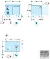 Шкаф шокового охлаждения и заморозки SAGI (DOLCE) KDMS51A, фото №2, интернет-магазин пищевого оборудования Систем4