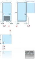 Шафа шокового охолодження та заморозки SAGI ABBATTITORI IR101S, фото №2, інтернет-магазин харчового обладнання Систем4