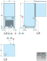 Шафа шокового охолодження та заморожування SAGI (ABBATTITORI-SURG. REMOTI) IM101LR, фото №2, інтернет-магазин харчового обладнання Систем4