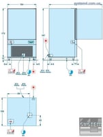 Шафа шокового охолодження та заморозки SAGI (ABBATTITORI-SURG. REMOTI) IM72SR, фото №2, інтернет-магазин харчового обладнання Систем4