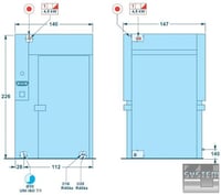 Шкаф шокового охлаждения и заморозки Angelo Po ISP 202 R, фото №8, интернет-магазин пищевого оборудования Систем4