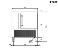 Шкаф шоковой заморозки Electrolux AOFPS061C, фото №3, интернет-магазин пищевого оборудования Систем4